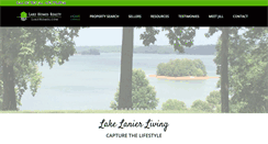 Desktop Screenshot of lakelanierliving.com